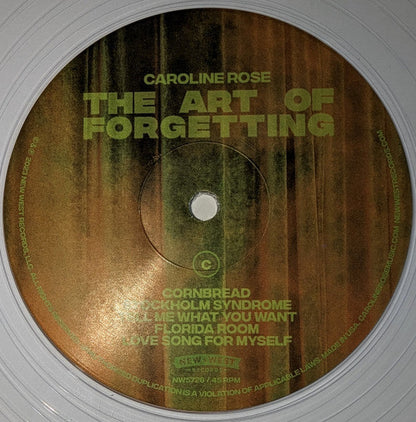 The Art Of Forgetting (CLEAR VINYL) | Mint (M) Mint (M)-