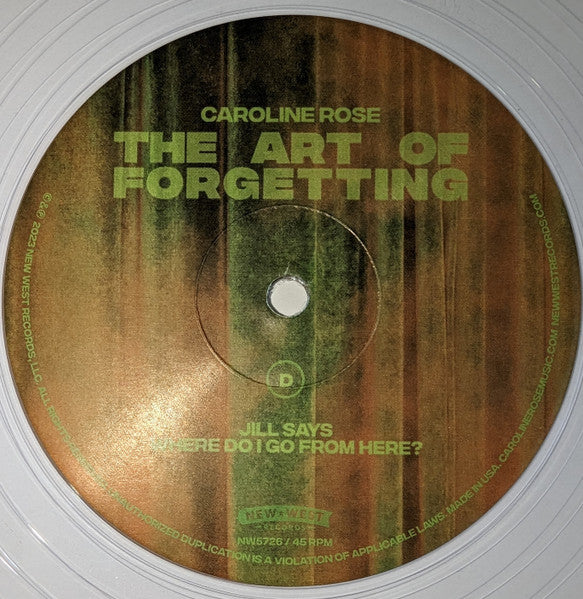 The Art Of Forgetting (CLEAR VINYL) | Mint (M) Mint (M)-