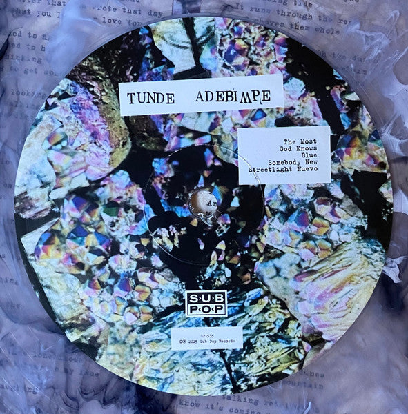 Tunde Adebimpe - Thee Black Boltz (COLOR VINYL LP) | Mint (M) Mint (M)-