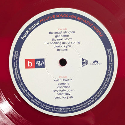 Frank Turner - Positive Songs For Negative People (2025 RSD 2xVINYL) | Mint (M) Mint (M)-