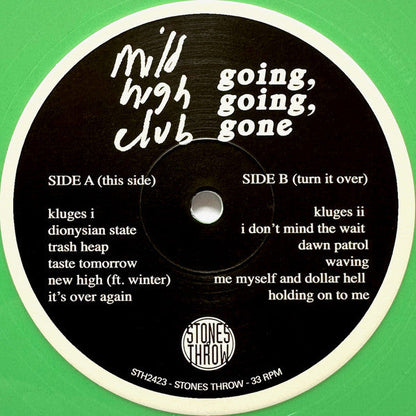 Mild High Club - Going Going Gone (IEX: GREEN & WHITE SWIRL VINYL) | Mint (M) Mint (M)-