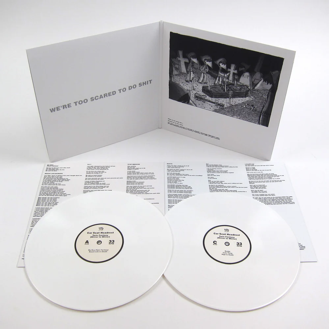 Car Seat Headrest - Twin Fantasy (Mirror To Mirror) (WHITE VINYL) | Mint (M) Mint (M)-