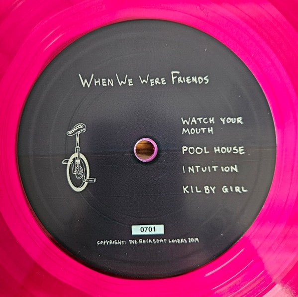 The Backseat Lovers - When We Were Friends (2025 COLOR VINYL) | Mint (M) Mint (M)-