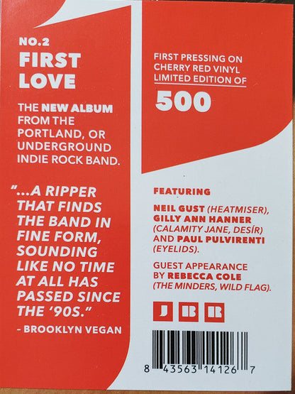 No. 2 - First Love (TRANSLUCENT RED VINYL)*DISCOUNTED* | Mint (M) Mint (M)-