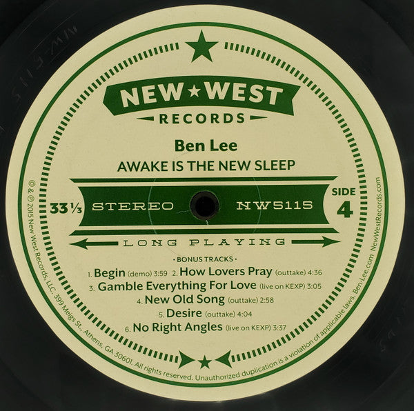 Awake Is The New Sleep (COLOR VINYL) | Mint (M) Mint (M)-