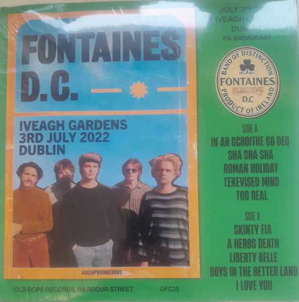 Fontaines D.C. - Live In Dublin's Fair City (COLOR VINYL) | Mint (M) Mint (M)-