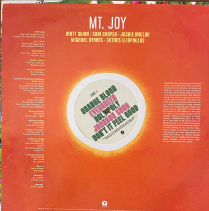Mt. Joy - Orange Blood (ORANGE VINYL) | Mint (M) Mint (M)-