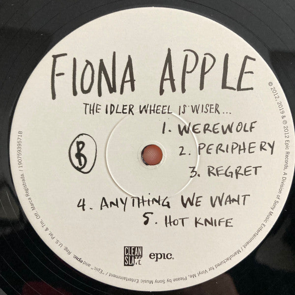 Fiona Apple - The Idler Wheel... (VINYL) | Mint (M) Mint (M)-