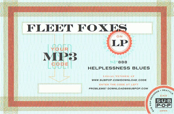 Fleet Foxes - Helplessness Blues (2x VINYL) *SEAM SPLITS* | Mint (M) Mint (M)-