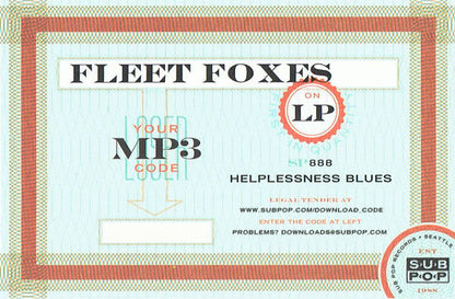 Fleet Foxes - Helplessness Blues (2x VINYL) *SEAM SPLITS* | Mint (M) Mint (M)-