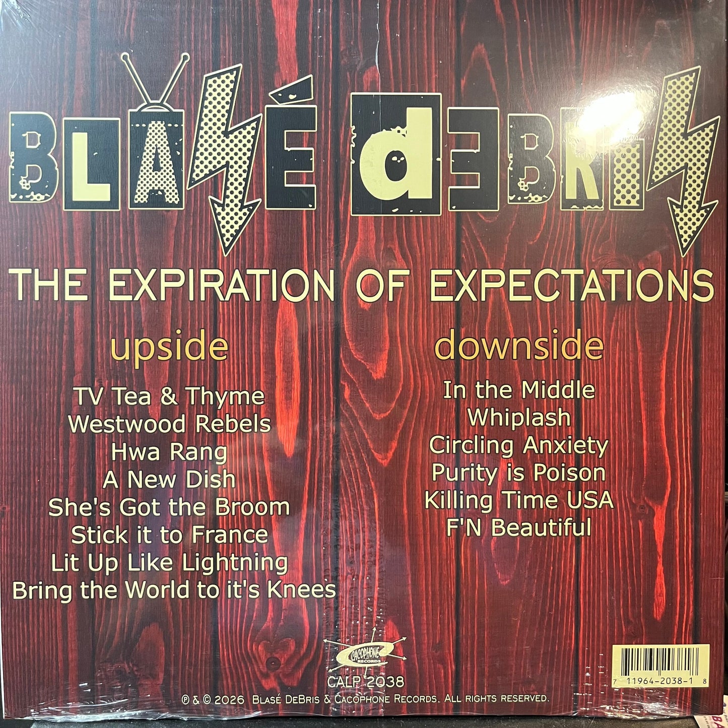 Blase Debris - The Expiration Of Expectations (VINYL) |-