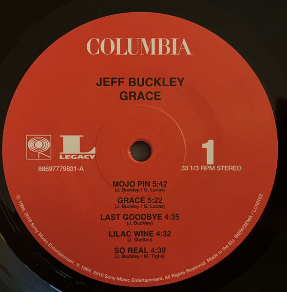 Jeff Buckley - Grace (VINYL - IMPORT - EUROPE) | Mint (M) Mint (M)-