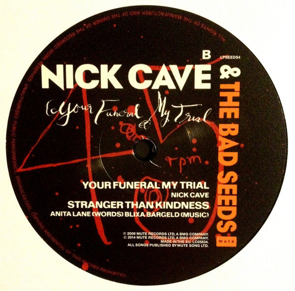 Nick Cave & The Bad Seeds - Your Funeral ... My Trial | Mint (M) Mint (M)-