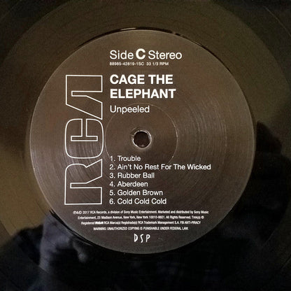 Cage The Elephant - Unpeeled (140 GRAM VINYL) | Mint (M) Mint (M)-