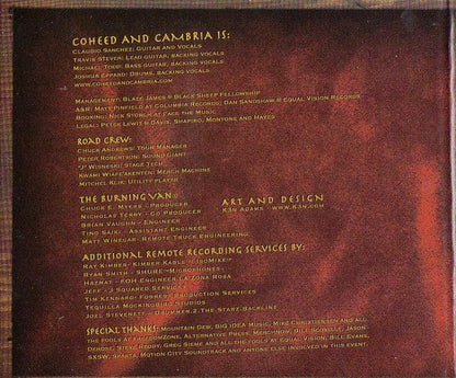 Coheed And Cambria - Live At La Zona Rosa (CD) | Mint (M) Mint (M)-