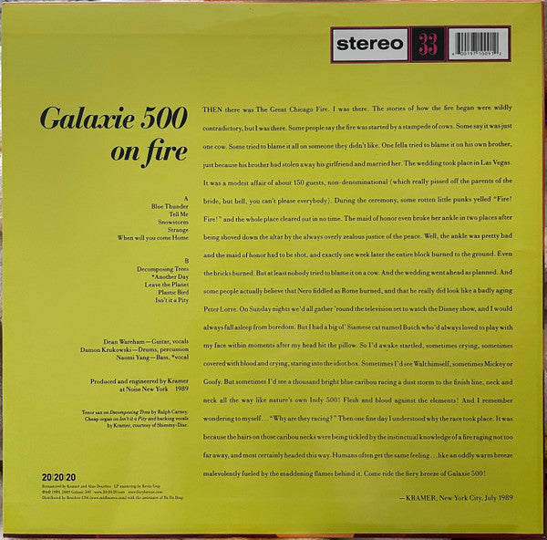 Galaxie 500 - On Fire (VINYL) | Mint (M) Mint (M)-