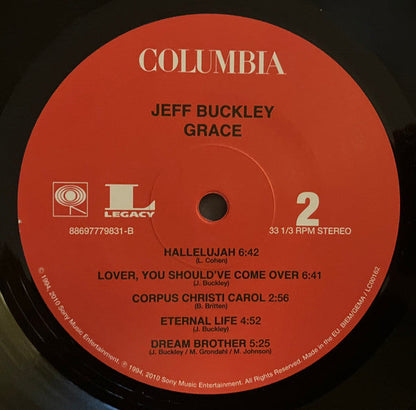 Jeff Buckley - Grace (VINYL - IMPORT - EUROPE) | Mint (M) Mint (M)-