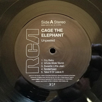 Cage The Elephant - Unpeeled (140 GRAM VINYL) | Mint (M) Mint (M)-