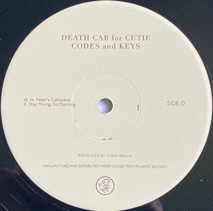 Death Cab For Cutie - Codes And Keys | Mint (M) Mint (M)-