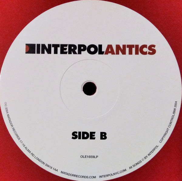Interpol - Antics (RED VINYL) | Mint (M) Mint (M)-
