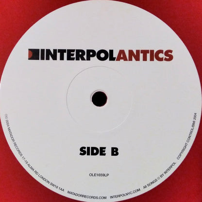 Interpol - Antics (RED VINYL) | Mint (M) Mint (M)-