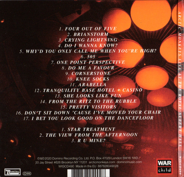 Live At The Royal Albert Hall (CD) | Mint (M) Mint (M)-