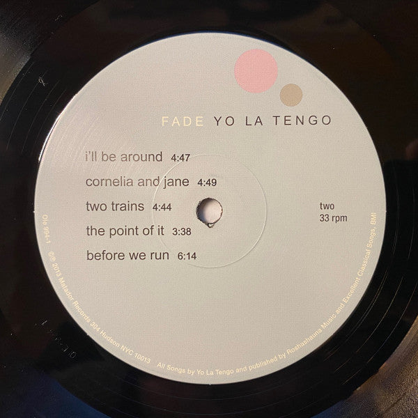 Yo La Tengo - Fade (VINYL) | Mint (M) Mint (M)-