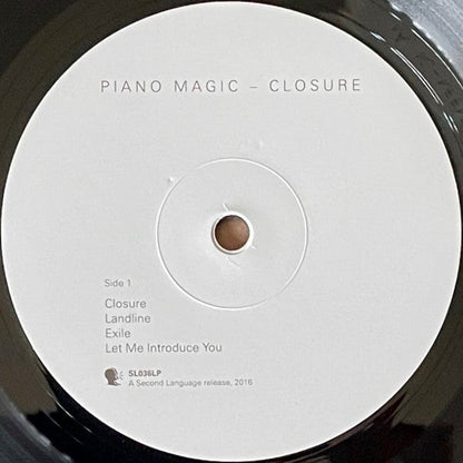 Piano Magic - Closure (VINYL)*DISCOUNTED* | Mint (M) Mint (M)-