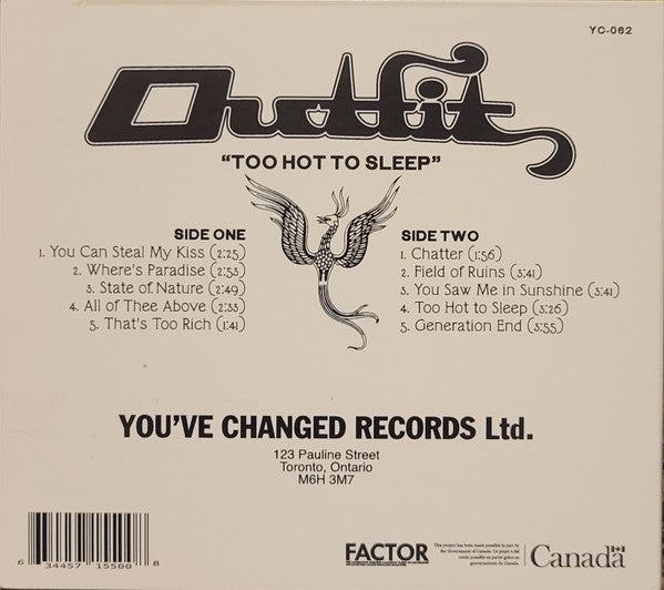 Too Hot To Sleep (CD) | Mint (M) Mint (M)-