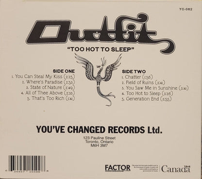 Too Hot To Sleep (CD) | Mint (M) Mint (M)-