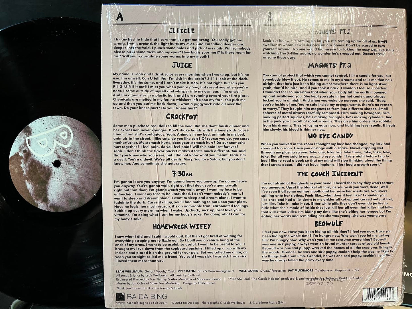 Slothrust - Of Course You Do (VINYL) | Excellent+ (EX+) Near Mint (NM)-
