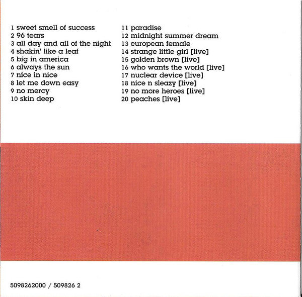 The Stranglers - Sweet Smell Of Success - The Best Of The Epic Years (CD IMPORT) |-