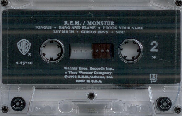 R.E.M. - Monster *CASSETTE* | Near Mint (NM) Near Mint (NM)-