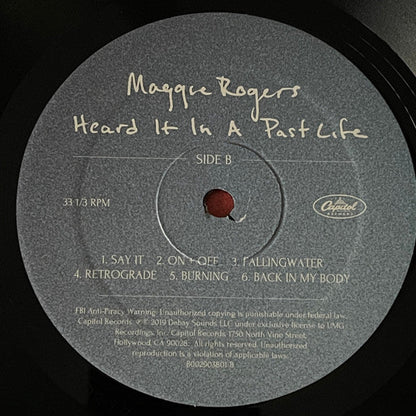 Maggie Rogers - Heard It In A Past Life (VINYL) | Near Mint (NM) Near Mint (NM)-
