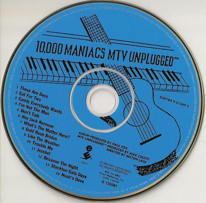 10,000 Maniacs - MTV Unplugged (CD) | Near Mint (NM or M-)-