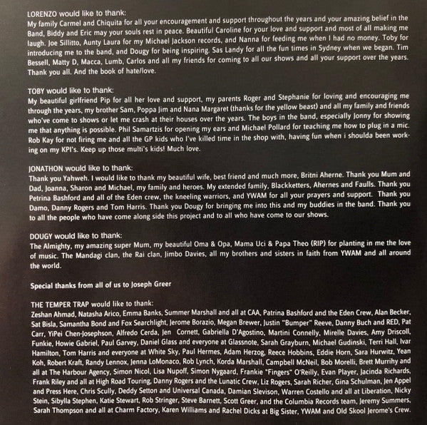 The Temper Trap - Conditions (CD) | Near Mint (NM) Near Mint (NM)-