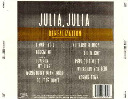 Julia, Julia - Derealization (CD) | Near Mint (NM) Near Mint (NM)-