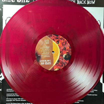 Super 400 - 3 And The Beast (RED VINYL) | Near Mint (NM) Mint (M)-