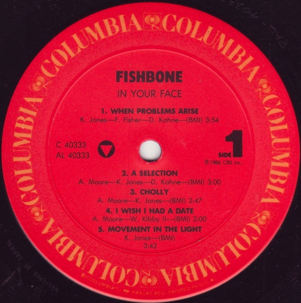 Fishbone - In Your Face | Near Mint (NM) Near Mint (NM)-