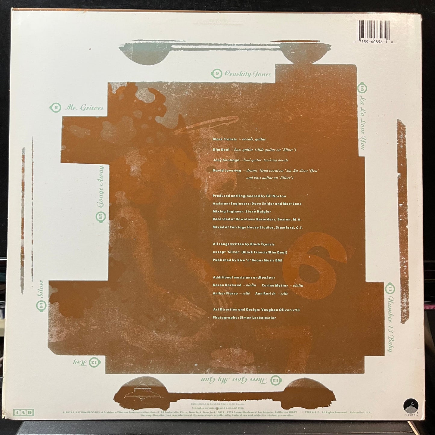 Pixies - Doolittle (VINYL LP ELEKTRA 9 E1-60856 1989) | Near Mint (NM or M-) Near Mint (NM)-