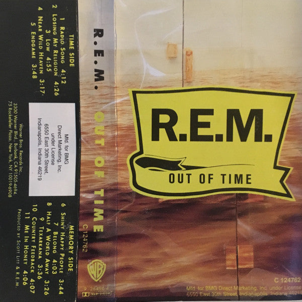 R.E.M. - Out Of Time *CASSETTE* | Near Mint (NM) Near Mint (NM)-