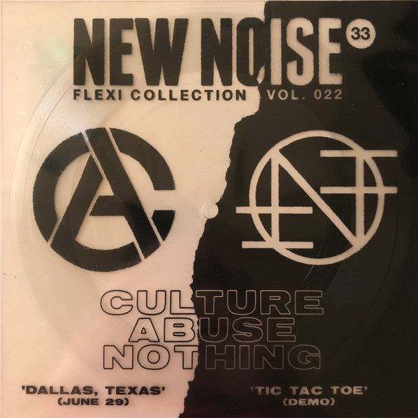 Culture Abuse - Culture Abuse / Nothing *7" PICTURE FLEXI* | Near Mint (NM) Near Mint (NM)-