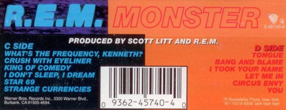 R.E.M. - Monster *CASSETTE* | Near Mint (NM) Near Mint (NM)-