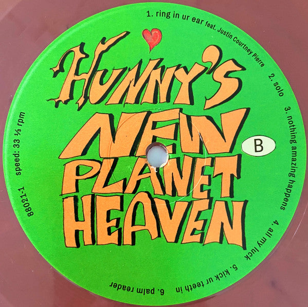 Hunny - New Planet Heaven (COLOR VINYL) | Near Mint (NM) Near Mint (NM)-