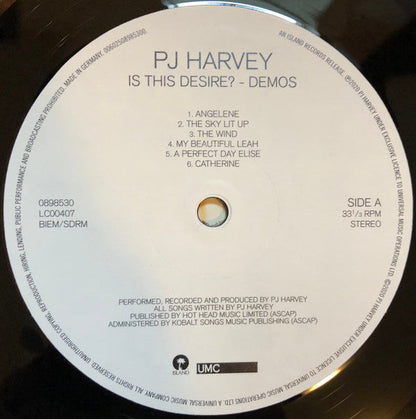 PJ Harvey - Is This Desire? - Demos | Near Mint (NM) Near Mint (NM)-