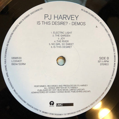 PJ Harvey - Is This Desire? - Demos | Near Mint (NM) Near Mint (NM)-