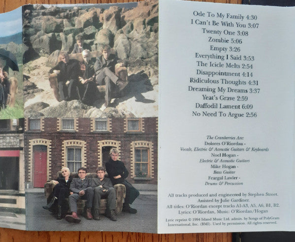 The Cranberries - No Need To Argue *CASSETTE* | Near Mint (NM) Excellent (EX)-