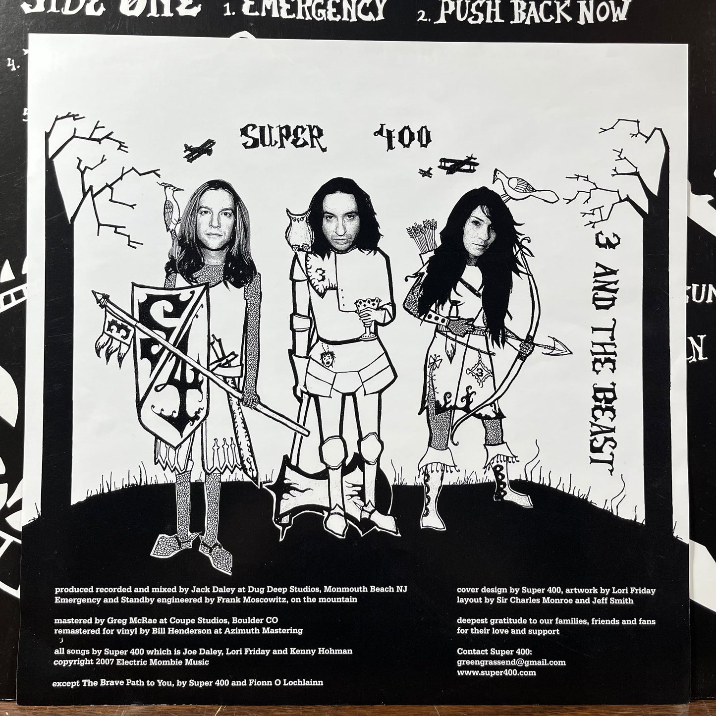 Super 400 - 3 And The Beast (RED VINYL) | Near Mint (NM) Mint (M)-