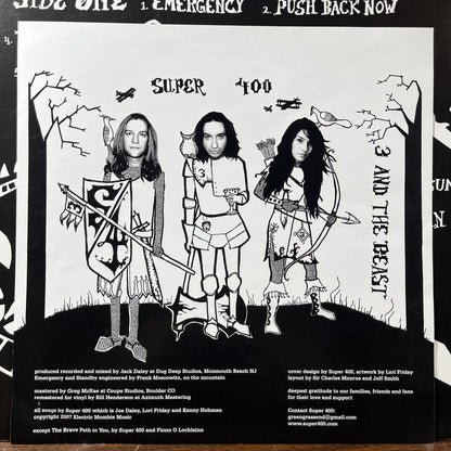 Super 400 - 3 And The Beast (RED VINYL) | Near Mint (NM) Mint (M)-