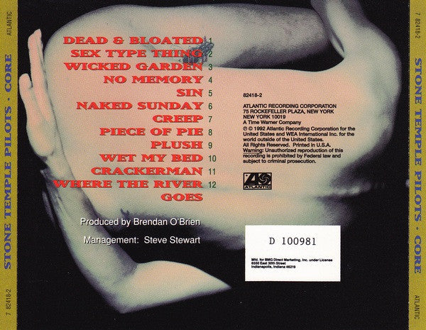Stone Temple Pilots - Core (CD) | Near Mint (NM)-